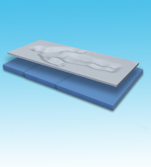 Matratze gisamed Vital Solo 200  x 70 x 4 cm Farbe weiß – Bild 2