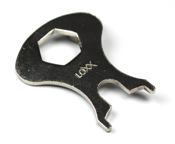 Knöpfe Loxx 2 Oberteile und 2 Schrauben 16 mm mit Schlüssel vernickelt – Bild 2