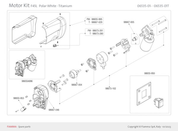 Motorabdeckung F45L weiß – Bild 2
