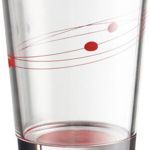 Trinkglas SAN Brunner Cosmic 300 ml Fb. rot