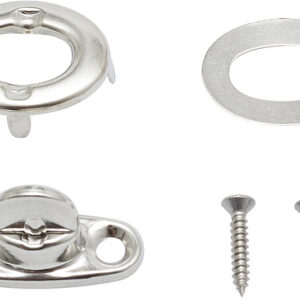 Drehverschlüsse Prym Messing vernickelt 33 mm Inhalt 4 Stück