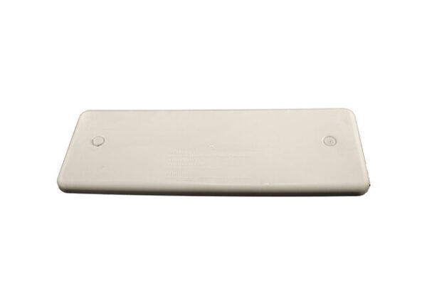 Winterabdeckung für Lüftungsgitter 375 x135 x17 mm Farbe weiß
