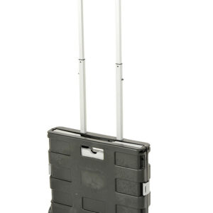 Faltbox Trolley Farbe grau / schwarz 40 x 41 x 7 cm