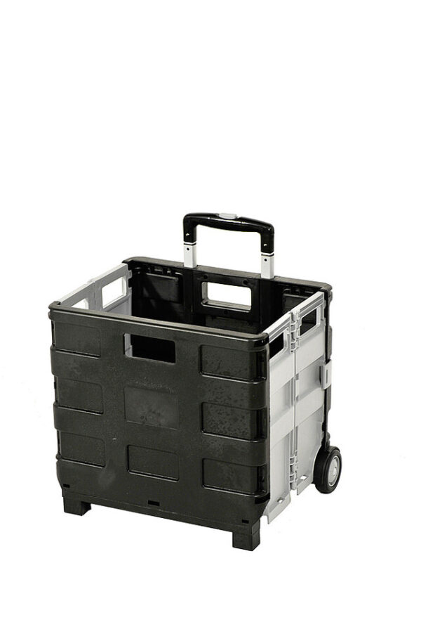 Faltbox Trolley Farbe grau / schwarz 40 x 41 x 7 cm – Bild 2