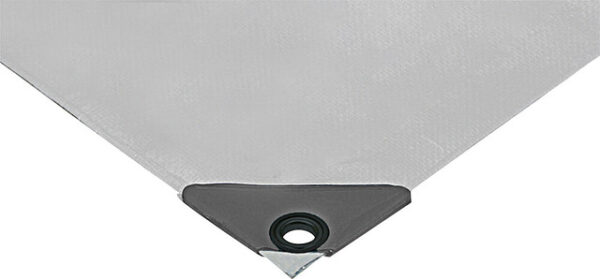 Schutzplane BRUNNER 300 x 400 cm Farbe alu / weiß – Bild 2