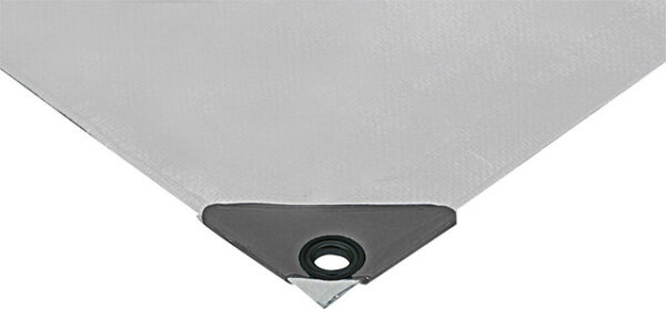 Schutzplane BRUNNER 400 x 500 cm Farbe alu / weiß – Bild 2