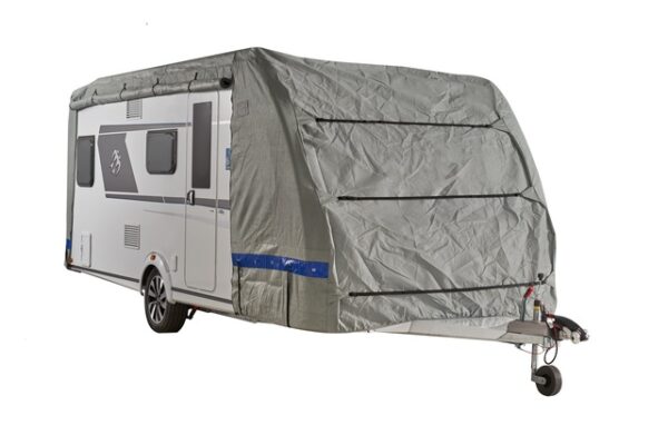 Schutzhülle Hindermann Wintertime für Wohnwagen 5,9 m – Bild 7