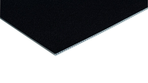 Basisplatte Purvario Kunstsoff mit Velourstoff Fb. schwarz 30 x 50 cm – Bild 2
