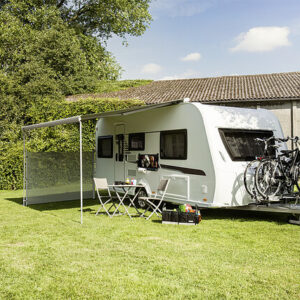 Sackmarkise Thule Omnistor 1200 260 x 220 cm Tuch Farbe saphir blau Gehäuse Farbe weiß