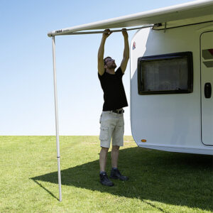 Sackmarkise Thule Omnistor 1200 425 x 250 cm Tuch Farbe mystic grey Gehäuse Farbe weiß