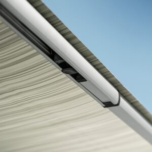 Sackmarkise Thule Omnistor 1200 450 x 250 cm Tuch Farbe saphir blau Gehäuse Farbe weiß