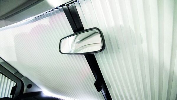 REMIfront IV Frontscheiben Verdunkelung passend für Ford Transit V363 ab 2014, Farbe grau
