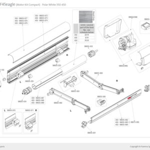 FIAMMA Frontblende 450 cm zu F45 L polar white