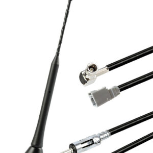 Dachantenne AM/FM DAB/DAB+ inkl. Adapterkabel FAKRA _f_ B-DIN und Adapter- kabel FAKRA _f_ G-SMB _f_ W