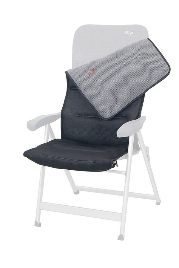 Polsterauflage Deluxe Crespo Farbe schwarz / grau – Bild 2
