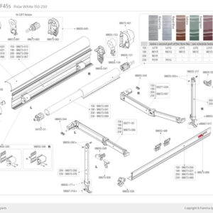 FIAMMA Aufkleber F45S