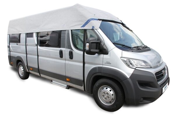 TYVEK Dachschutzplane HINDERMANN passend für Kastenwagen Ducato HD-2, 599 cm, 5,1 x 3 m L x B