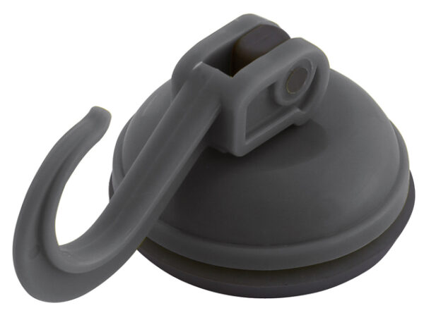 Haken Eurotrail mit Saugnapf 2er-Set Farbe anthrazit belastbar bis 2 kg – Bild 2