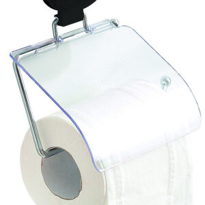 Toilettenpapierhalter Eurotrail mit Saugnapf Farbe anthrazit belastbar bis 3 kg