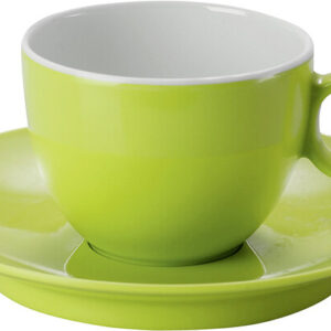 Espressotasse mit Untertasse Melamin BRUNNER Spectrum 100 ml Farbe lime green