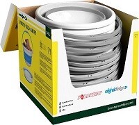 Display Box BRUNNER Eimer Vinis Fold-Away Inhalt 12 Stk. farblich sortiert