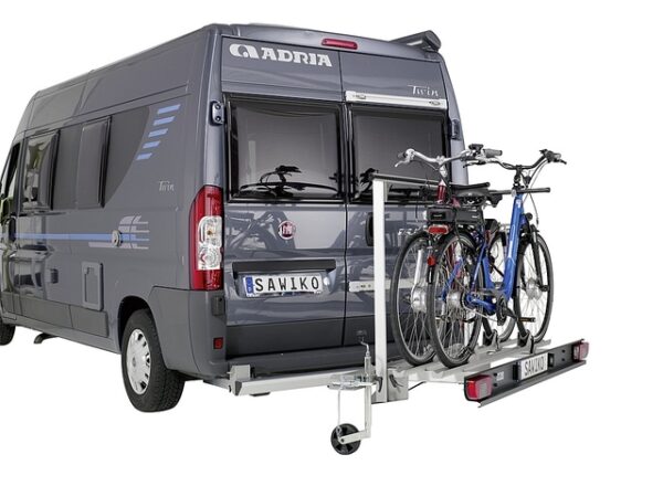 Fahrradträger Sawiko Agito Top für 3 E-Bikes abklappbar ohne E-Satz – Bild 2