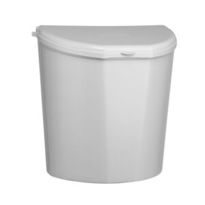 Abfallbehälter BRUNNER Pillar XL 10 l, Farbe grau