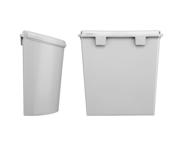Abfallbehälter BRUNNER Pillar XL 10 l, Farbe grau – Bild 4