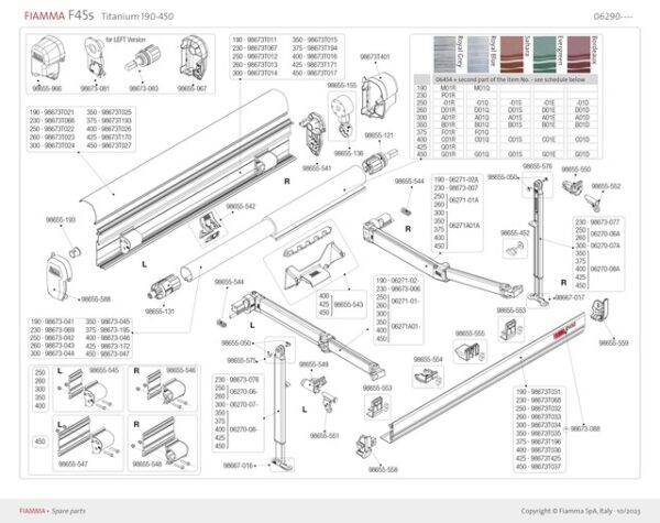Gelenkarm links F45S 250/260 – Bild 2