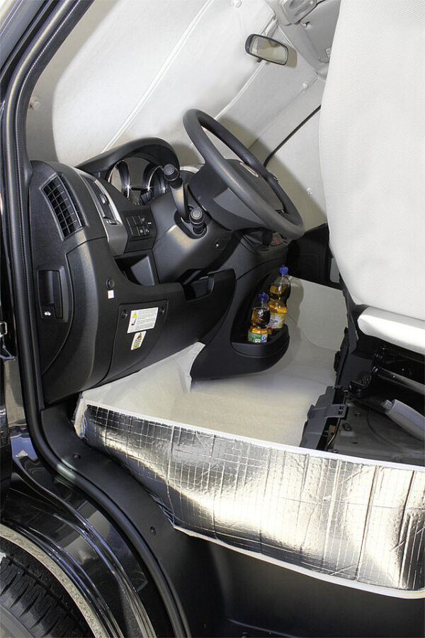 Fußraumisolierung HINDERMANN passend für Fiat Ducato X250 ab 2007 /X290 ab 2014 Farbe hellbeige – Bild 2