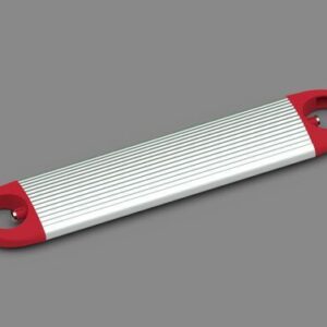 Stufe inkl. 2 Verschlüsse rot 234mm lang zu Leiter Fiamma