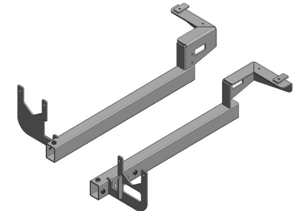 Adapter Weih-tec Fiat X250 L4 Fahrzeuglänge 6,36 m links und rechts zu Eurocarry Lastenträger