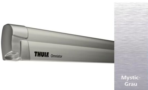 Wandmarkise Thule Omnistor 8000 500 x 275 cm Tuch Fb. Mystic Grey Gehäuse Fb. cremeweiß RAL9002