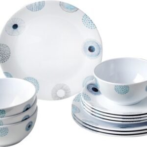 Geschirrset Melamin BRUNNER Allround Farbe midday deep sea