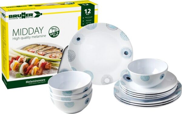 Geschirrset Melamin BRUNNER Allround Farbe midday deep sea – Bild 2