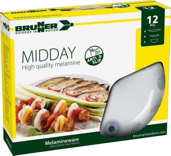 Geschirrset Melamin BRUNNER Allround Farbe midday deep sea – Bild 3