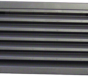 Lüftungsgitter THETFORD 432 x 257 mm Farbe grau