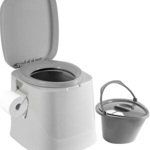 Eimertoilette Brunner Optiloo Farbe grau