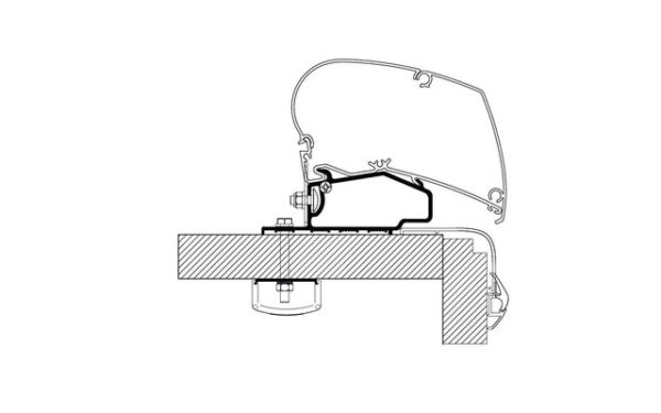 Adapter THULE Swift Escape 2017 4,25 m