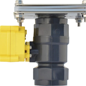 Elekt. Entleerungslösung 12 V, komplett konfektioniert Entleerungssystem GrauGELB® 40 mm