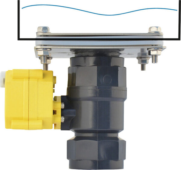 Elekt. Entleerungslösung 12 V, komplett konfektioniert Entleerungssystem GrauGELB® 40 mm – Bild 2