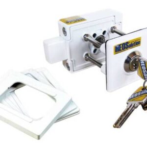 HEOSafe Zusatzschloss 5 Stück gleichschließend Farbe weiß