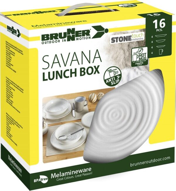 Geschirrset BRUNNER Lunch Box Savana 16-tlg. – Bild 3