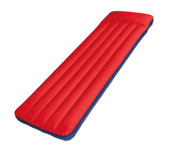 Box- / Kastenmatratze Farbe blau / rot