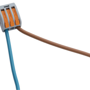 Wagoklemme 3 G / 4 qmm Farbe grau - orange VE 50 Stück