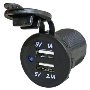 USB Lader 10 - 30 V / max. 3,1 A Farbe schwarz