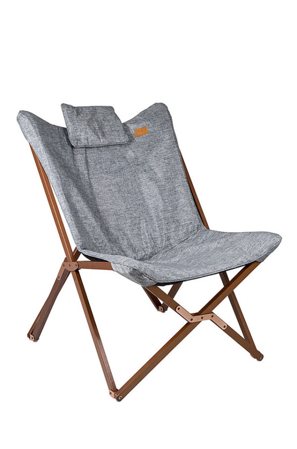 Relaxstuhl Bo-Camp Bloomsbury Farbe grau – Bild 4