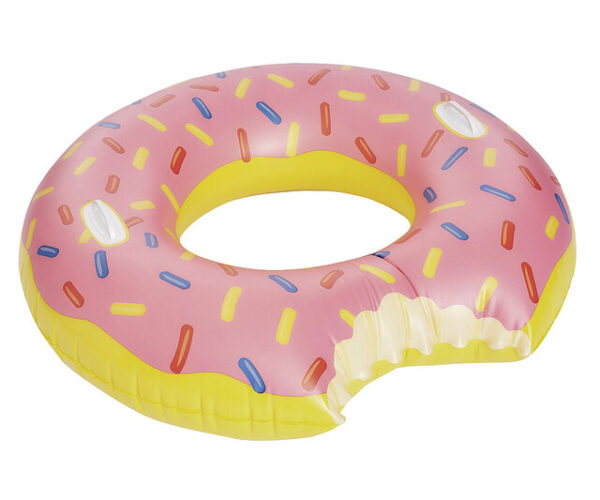 Schwimmring Happy People Donut XXL mit Handgriff Farbe bunt