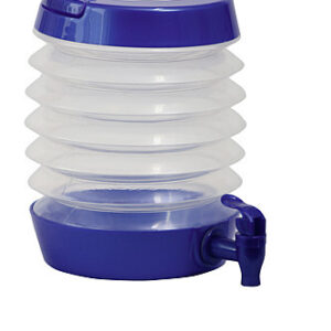 Wasserspender faltbar 5,5 l Farbe blau-transparent