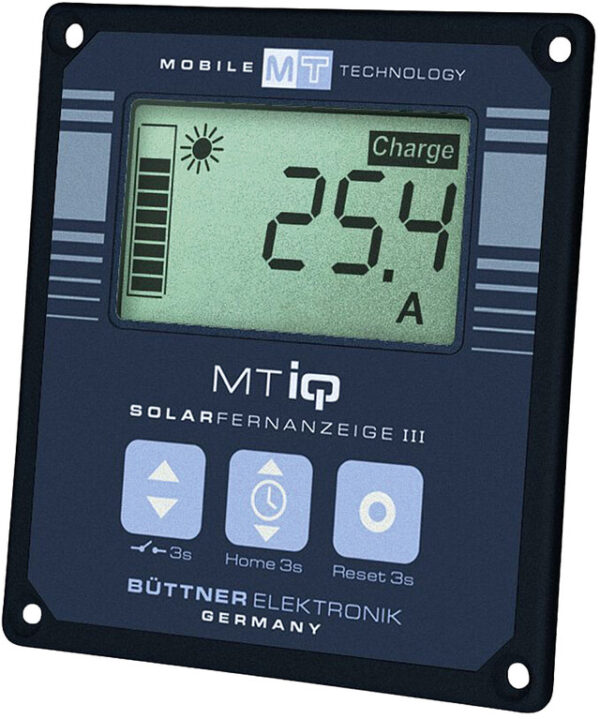 Solar-Fernanzeige Büttner MT III für Solarregler Farbe schwarz